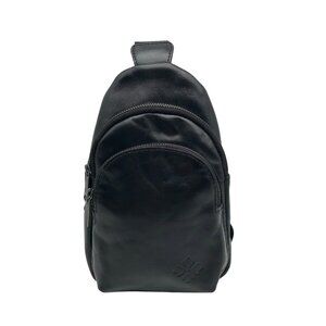 Patricia Nash Black Leather Louetta Sling Bag
